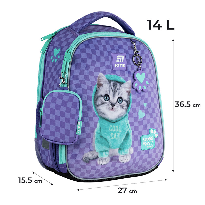 Рюкзак Kite Education каркасний SP25-555S-2 Studio Pets