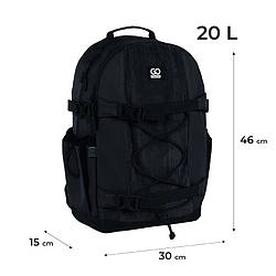Рюкзак GoPack Education Teens GO25-186L-1 чорний
