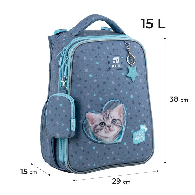 Рюкзак Kite Education каркасний SP25-531M Studio Pets