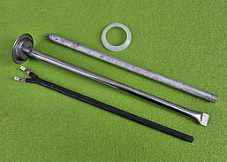 Ремкомплект №1 бойлера THERMEX: фланец Ø63мм(НЕРЖАВІЙКА), L=370мм (+ сухий тен 800W, анод М6, прокладка)