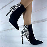 Жіночі ботильйони на шпильці, фото 4