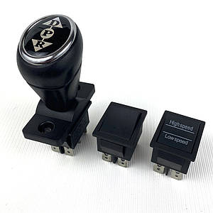 Кнопки та важелі перемикання