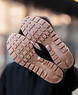 Бігові спортивні кросівки Nike Vaporwaffle Sacai чорні круті чоловічі замшеві кросівки найк вапор, фото 11