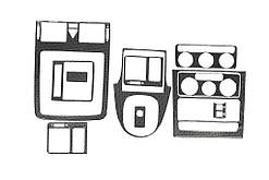 Накладки на панель Карбон для Volkswagen Touran 2003-2010 рр