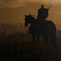 Плакат "Відьмак, Плотва, захід сонця та мерці, Witcher", 34×60см, фото 3