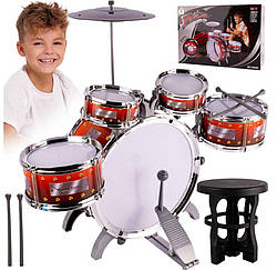 Дитячі барабани зі стільцем 1551 / 22464