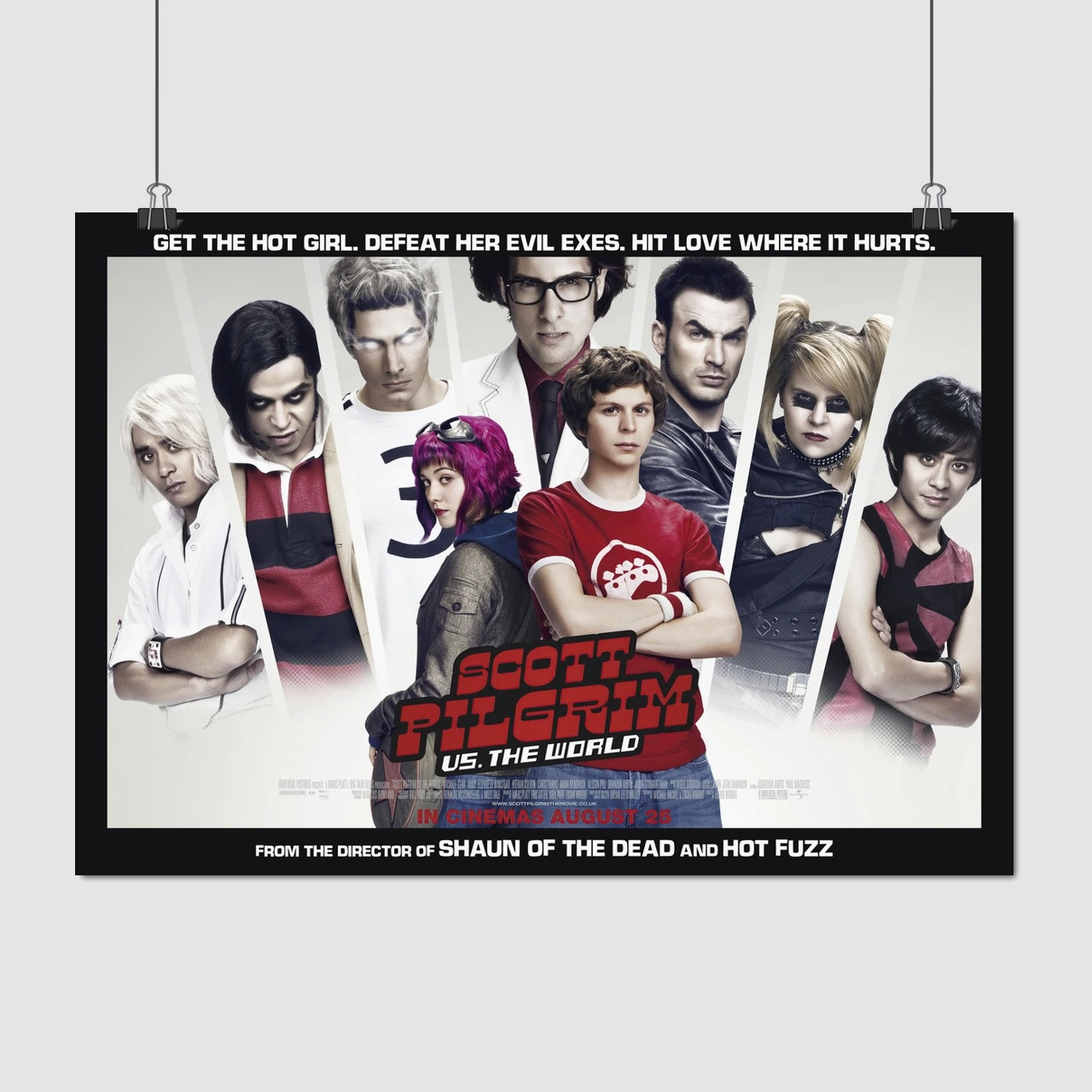Плакат "Скотт Пілігрим проти світу, Scott Pilgrim vs The World (2010)", 43×60см