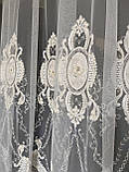 Тюль у зал. Тюль у вітальню. Красива сучасна тюль для залу, фото 5