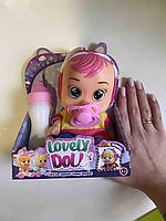 Інтерактивна лялька пупс Плакса плаче, їсть і реагує на увагу, подарунок для дівчинки