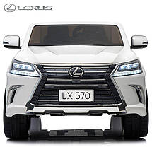 Дитячий електромобіль джип Lexus LX 570 M 3906EBLR-1 (4x35W, 2x12V14Ah), фото 5