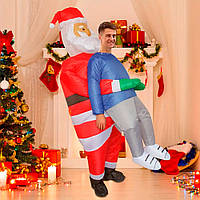 Надувний костюм Обійми Санти