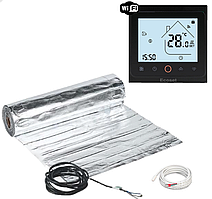 Алюмінієвий мат Mexell (2м2/300Вт) з терморегулятором Ecoset PWT 002 Wi-Fi