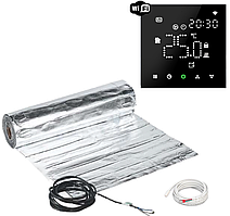 Алюмінієвий мат Mexell (2м2/300Вт) з терморегулятором Ecoset PWT 003 Wi-Fi