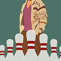 Плакат "Большой Лебовски, The Big Lebowski (1998)", 60×43см, фото 3