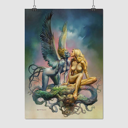 Плакат "Боріс Вальєхо, Валеджио, Siren Song", 60×43см, фото 1