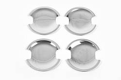 Накладки під ручки 4 штуки. Carmos - Турецька сталь для Volkswagen Touran 2003-2010 рр