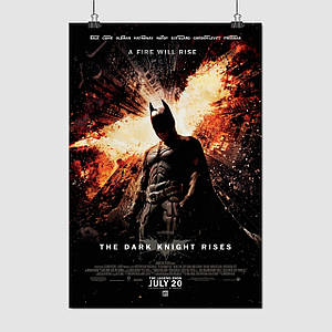 Плакат "Темний лицар повертається, The Dark Knight Rises (2012)", 60×43см