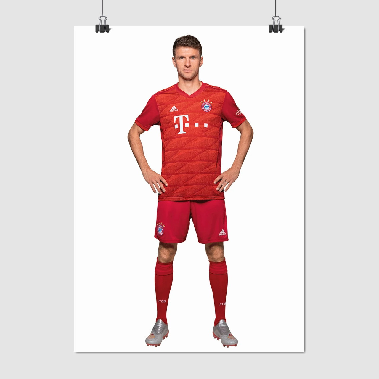 Плакат "Футболіст Томас Мюллер, Thomas Muller", 60×43см