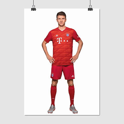 Плакат "Футболіст Томас Мюллер, Thomas Muller", 60×43см, фото 1