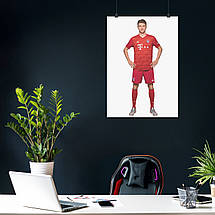 Плакат "Футболіст Томас Мюллер, Thomas Muller", 60×43см, фото 3