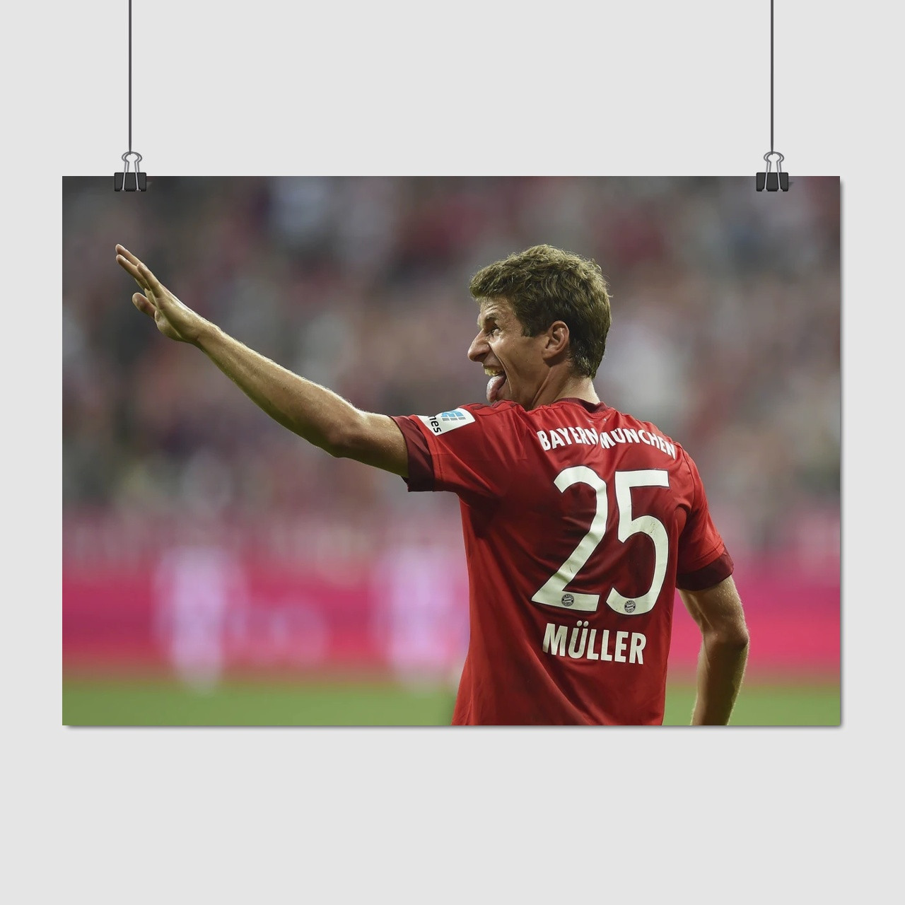 Плакат "Футболіст Томас Мюллер, Thomas Muller", 43×60см
