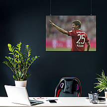 Плакат "Футболіст Томас Мюллер, Thomas Muller", 43×60см, фото 3