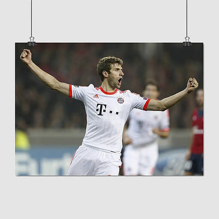 Плакат "Футболіст Томас Мюллер, Thomas Muller", 43×60см, фото 1