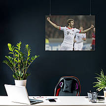 Плакат "Футболіст Томас Мюллер, Thomas Muller", 43×60см, фото 3