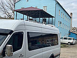Рейлінги DD (2 шт., алюм) 265 см, Чорний мат для Fiat Ducato 2006-2025 рр, фото 4