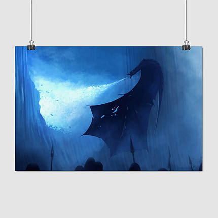 Плакат "Лідовий вірм спалює стіну", 40×60см, фото 1