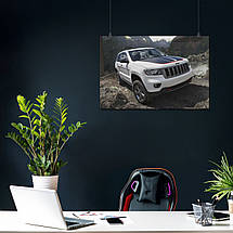 Плакат "Джип Гранд Чирокі, Jeep Grand Cherokee", 40×60см, фото 4