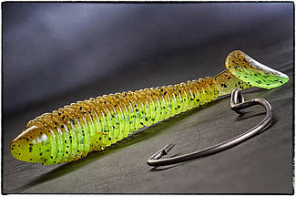 Силікон KEITECH SWING IMPACT FAT 2.8" (8 шт/уп) 401T Green Pumpkin Chartreuse