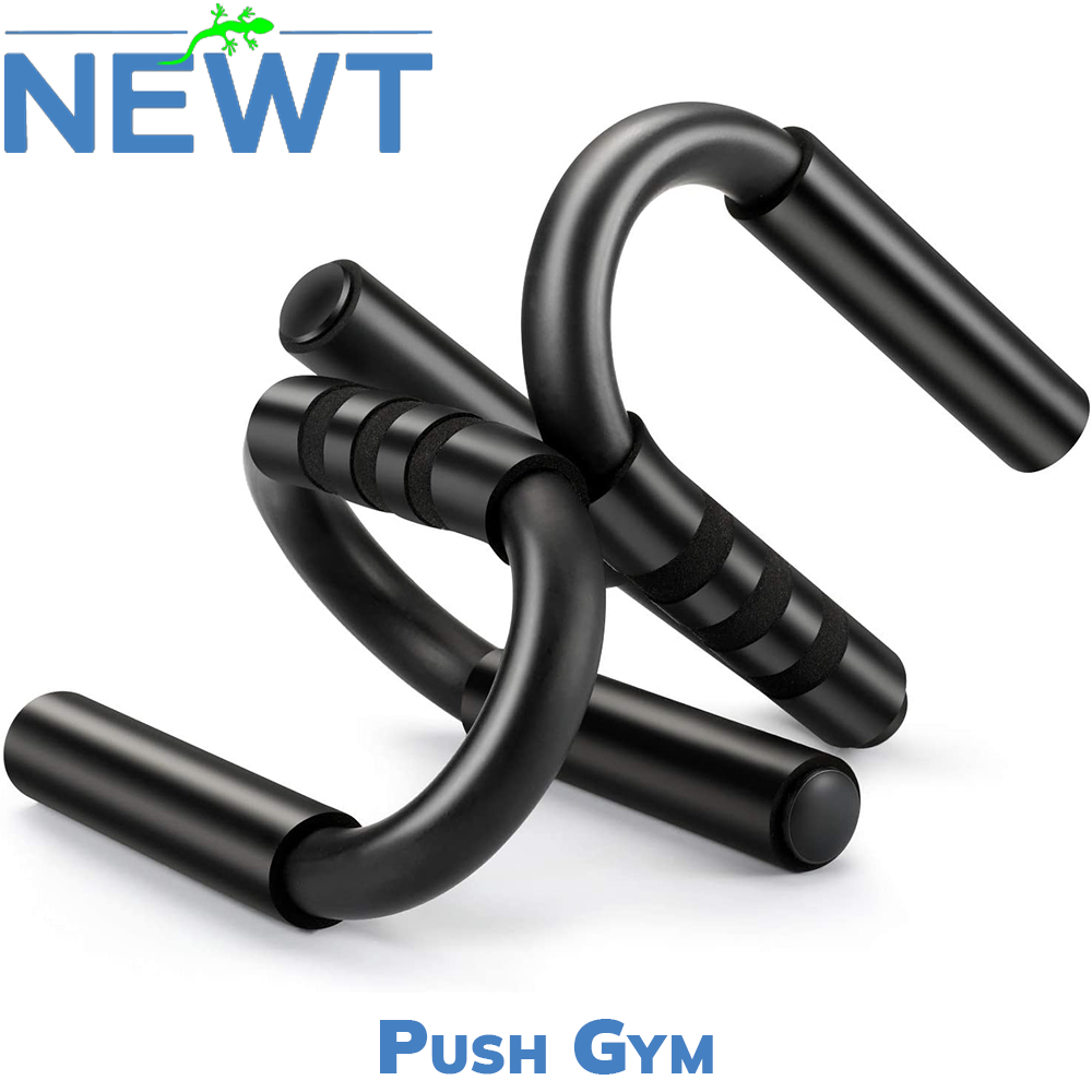 Упори для віджимань від підлоги з неопреновими ручками Newt Push Gym NE-1-09 навантаження 200 кг чорні