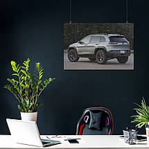 Плакат "Джип Гранд Чирокі, Jeep Grand Cherokee", 40×60см, фото 4