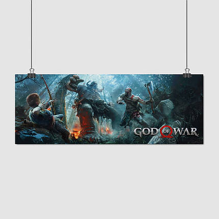Плакат "Бог війни, God Of War, GoW", 60×162см, фото 1
