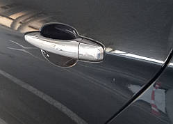 Накладки на ручки (4 шт., нерж.) Carmos - Турецька сталь для Citroen C-4 2010-2018 рр