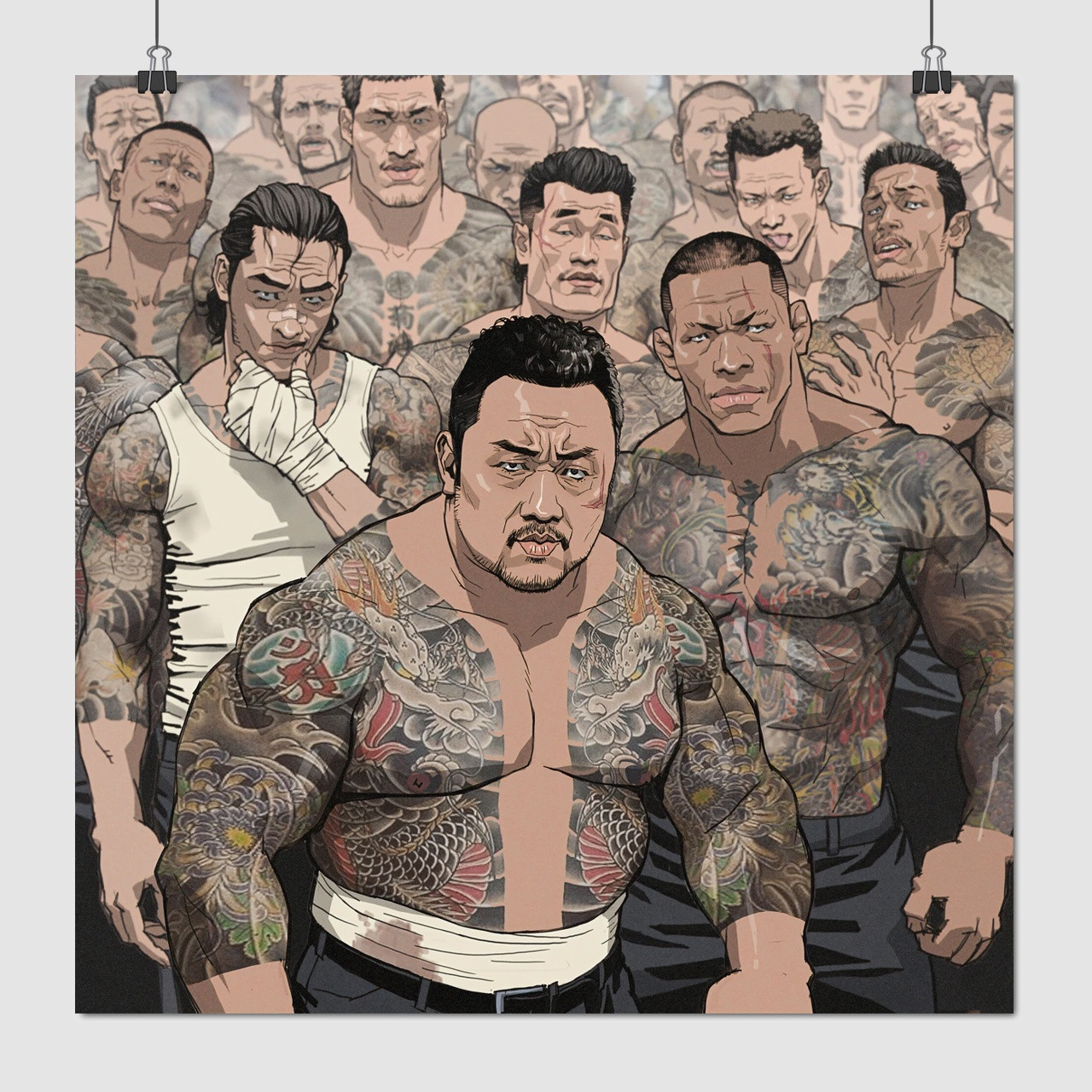 Плакат "Якудза, Yakuza (2005)", 60×60см