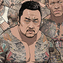 Плакат "Якудза, Yakuza (2005)", 60×60см, фото 2