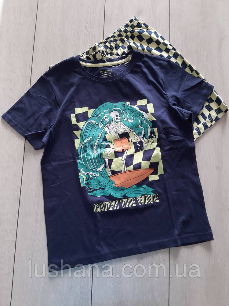 Дитяча трикотажна піжама Primark на хлопчика р.140, фото 1