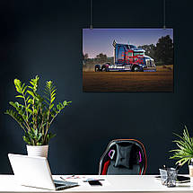 Плакат "Вантажівка Оптімус Прайм, WesternStar", 42×60см, фото 3