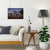 Плакат "Вантажівка Оптімус Прайм, WesternStar", 42×60см, фото 4