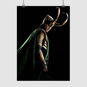 Плакат "Локі, Том Гіддлстон, Loki", 60×43см