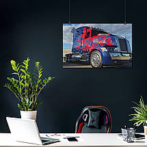 Плакат "Вантажівка Оптімус Прайм, WesternStar", 38×60см, фото 4