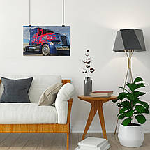 Плакат "Вантажівка Оптімус Прайм, WesternStar", 38×60см, фото 5