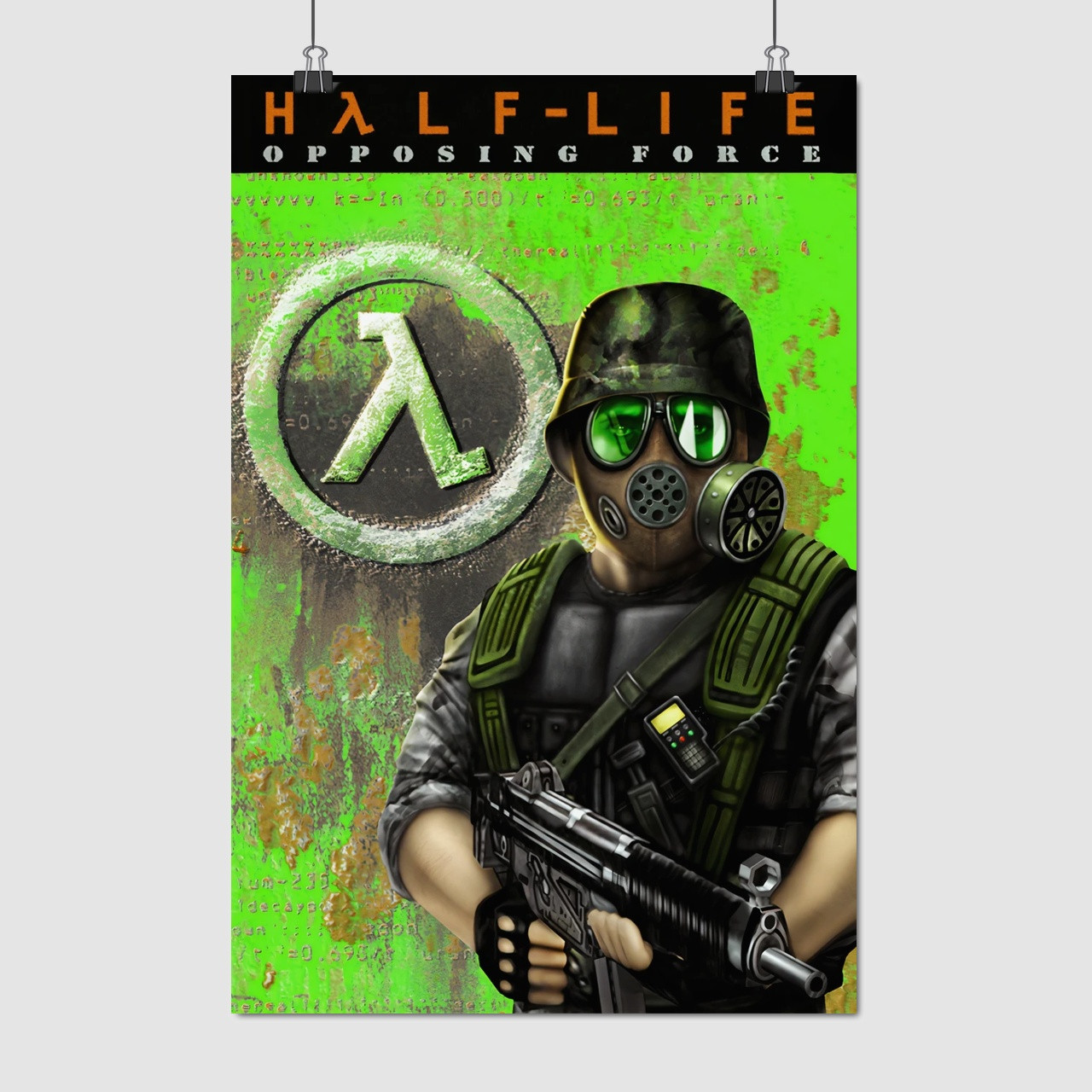 Плакат "Half-Life. Opposing Force (1999)", 60×40см
