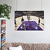 Плакат "Баскетболіст з м'ячем перед кидком", 40×60см, фото 6