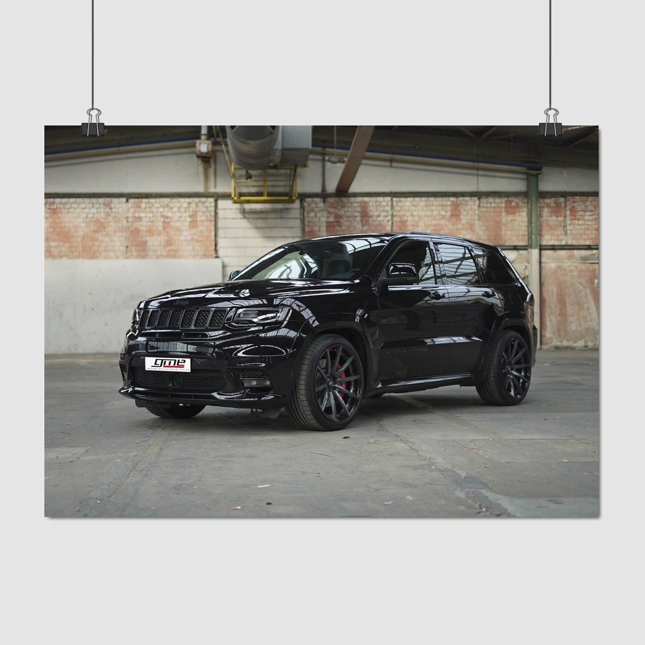 Плакат "Джип Гранд Чирокі, Jeep Grand Cherokee", 43×60см
