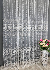 Тюль Есмеральда, Крем + Золото, 300х270см