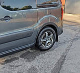 Накладки на арки (4 шт, чорні) 1 бічні двері, Пластик для Peugeot Partner Tepee 2008-2018 рр, фото 5