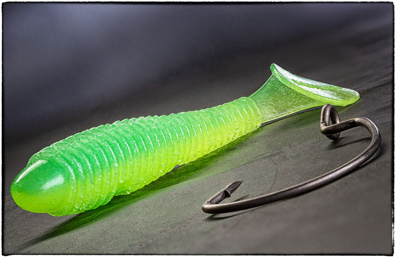 Силікон KEITECH SWING IMPACT FAT 2.8" (8 шт/уп) ea#11T Lime Chartrese Glow, фото 1